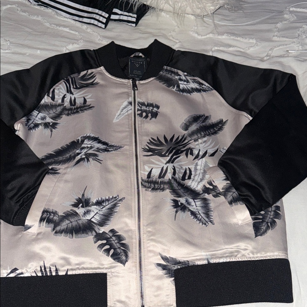 Guess Black Satin Jacket
